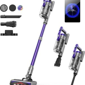  BuTure Cordless Vacuum Cleaner, 38Kpa 450W Stick Vacuum with  Brushless Motor, Anti-Tangle Vacuum Cleaner for Home, Automatically Adjust  Suction, Wireless Vacuum for Pet Hair/Carpet/Hard Floor