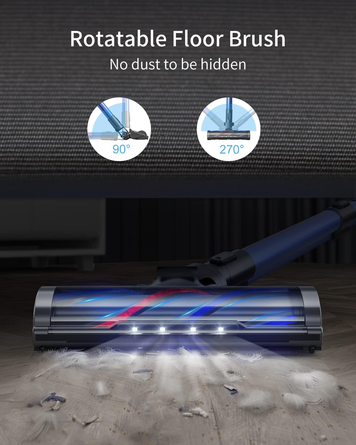HONITURE S15 LED Color Screen Vacuum Cleaner User Manual