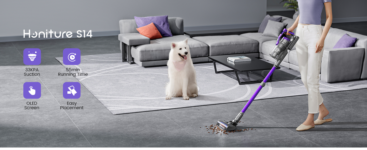 HONITURE S14 Cordless Vacuum Cleaner 33KPA Powerful Vacuum Cleaners –  Mezekas
